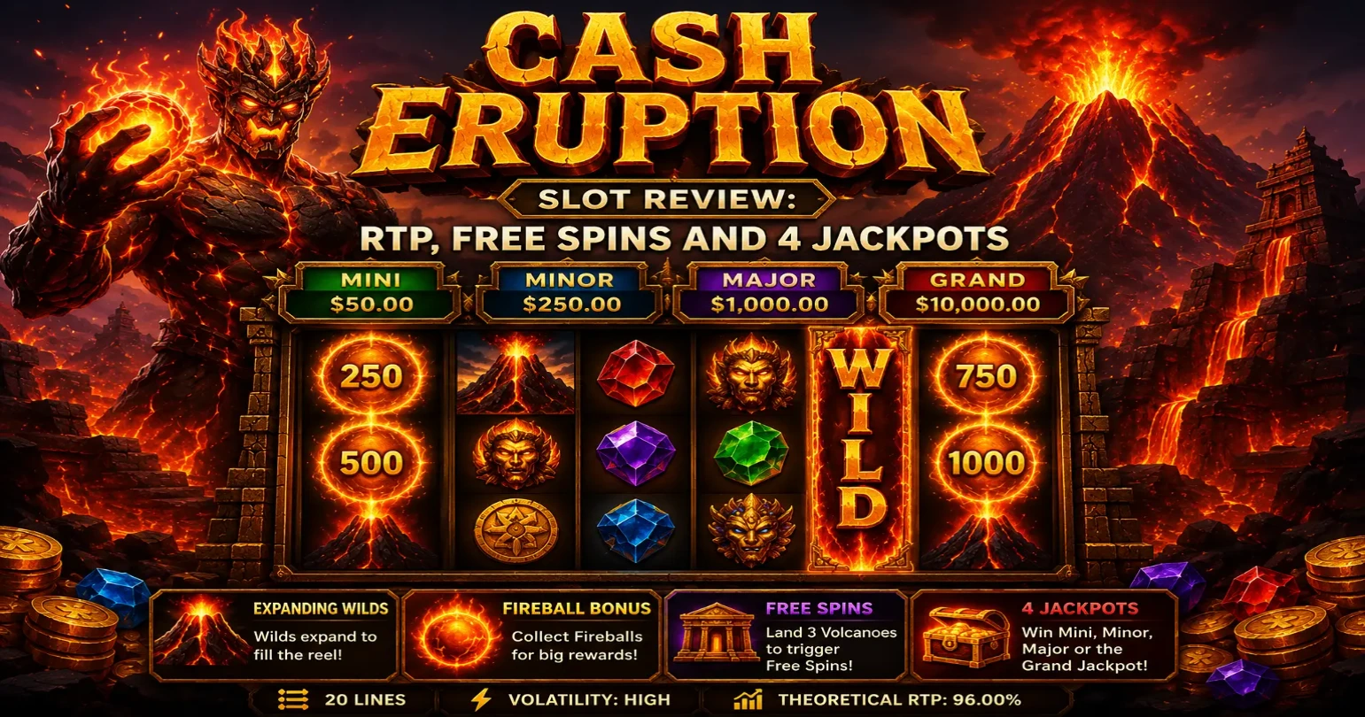 Cash Eruption Slot Review