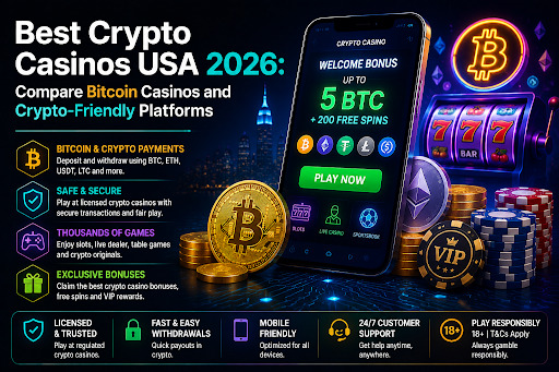 Best Crypto Casinos USA 2026