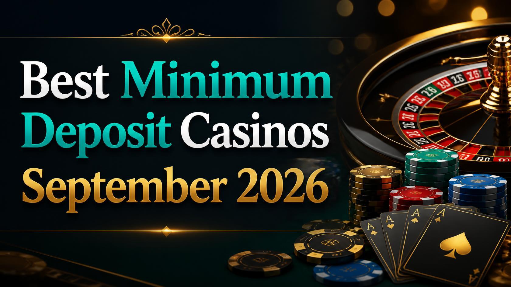 Best Minimum Deposit Casinos September 2026