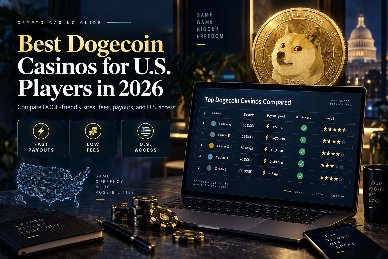 best Dogecoin casinos
