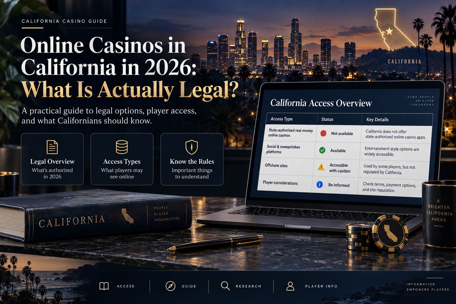 online casinos California